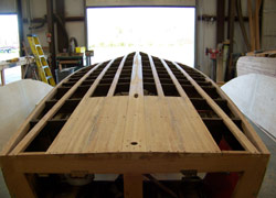 Bottom framing ready for new plywood
