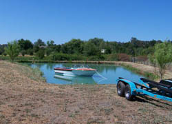 Testing pond